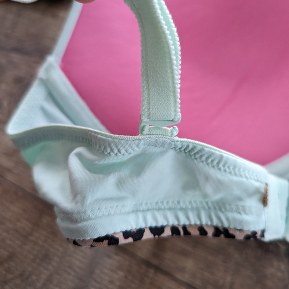 Victoria's Secret Pink 34C Wear Everywhere Push Up Bra Convertible Light Blue - Picture 6 of 6